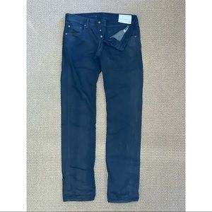 Rag & Bone Black Slim Straight Jeans 33 / 32